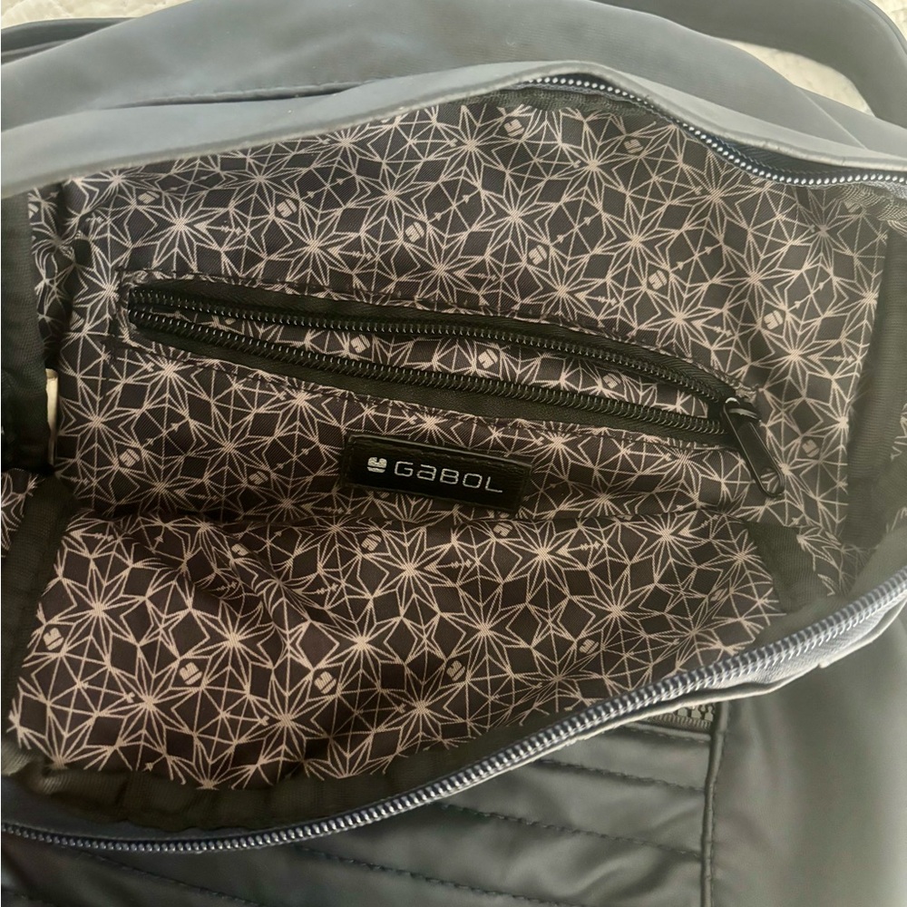 Stylish Dark Blue Backpack - Picture 2 of 3